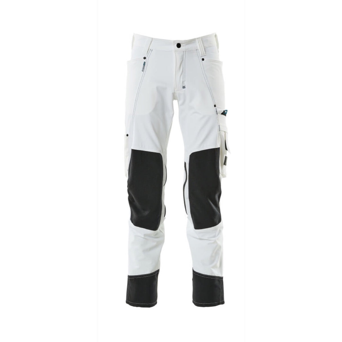 MASCOT Trousers with kneepad pockets - White - 17179-311-06