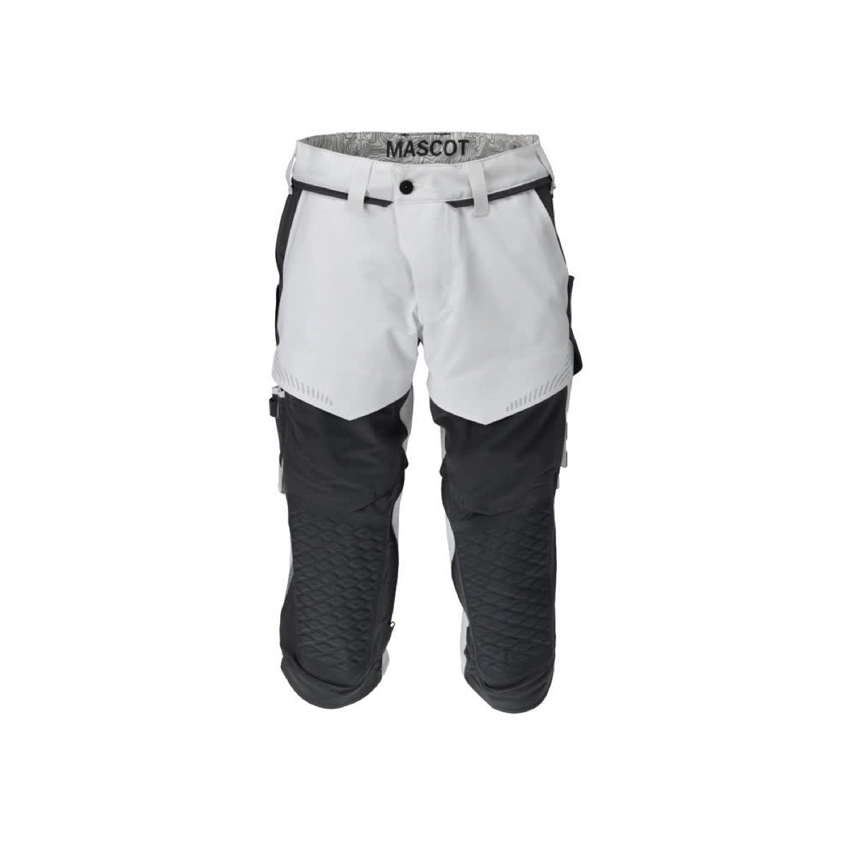 MASCOT ¾ Length Trousers with kneepad pockets - White - 22249-605-0689