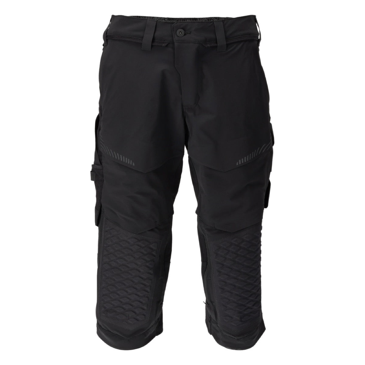 MASCOT ¾ Length Trousers with kneepad pockets - Black - 22249-605-09