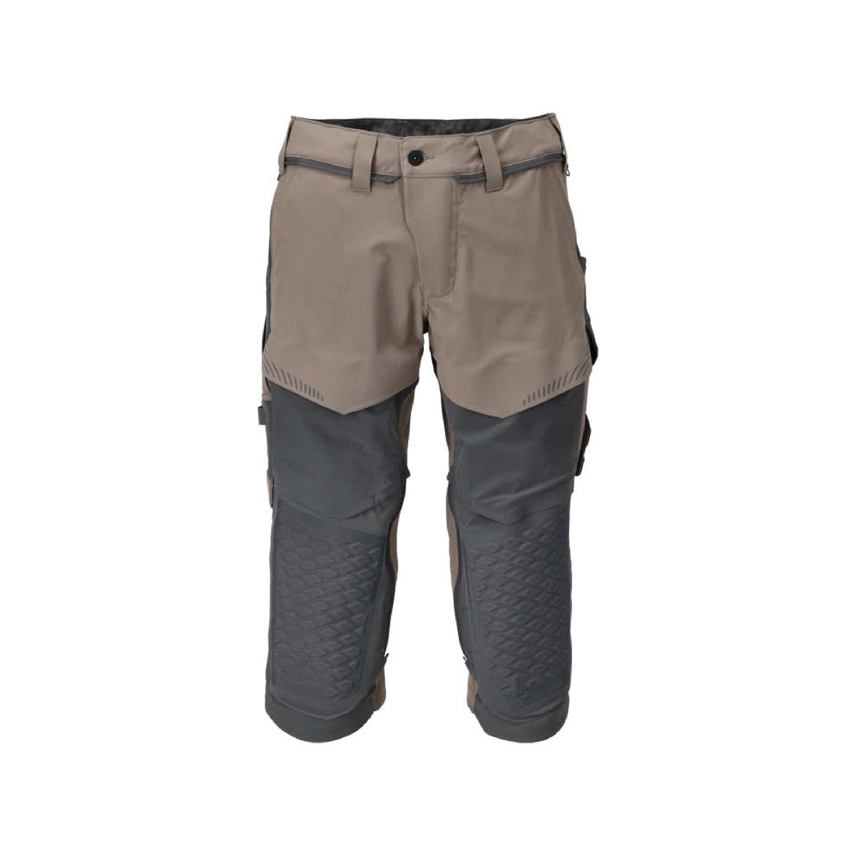 MASCOT ¾ Length Trousers with kneepad pockets - Brown - 22249-605-5689
