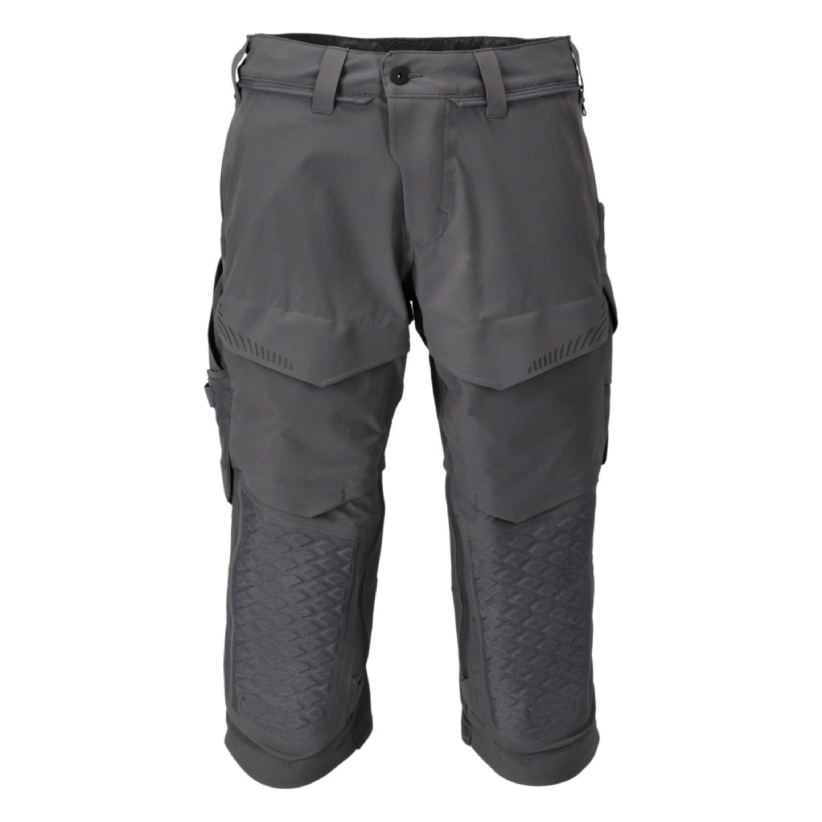 MASCOT ¾ Length Trousers with kneepad pockets - Gray - 22249-605-89