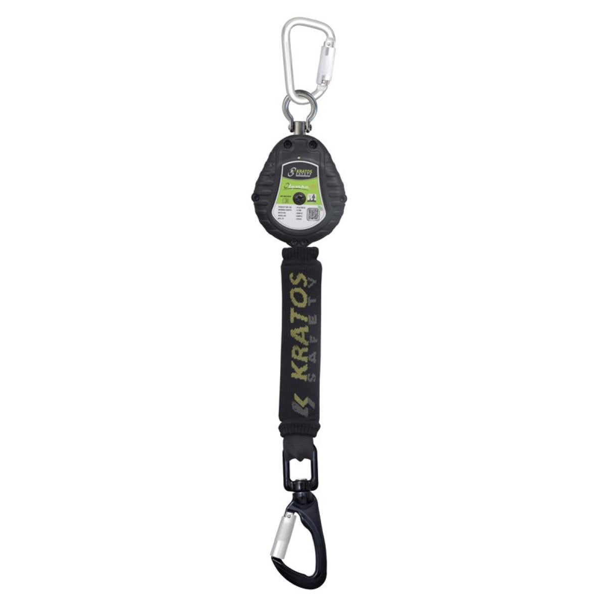 Olympe-S2, Retractable fall arrester with polymer casing and webbing lanyard Lg.2m