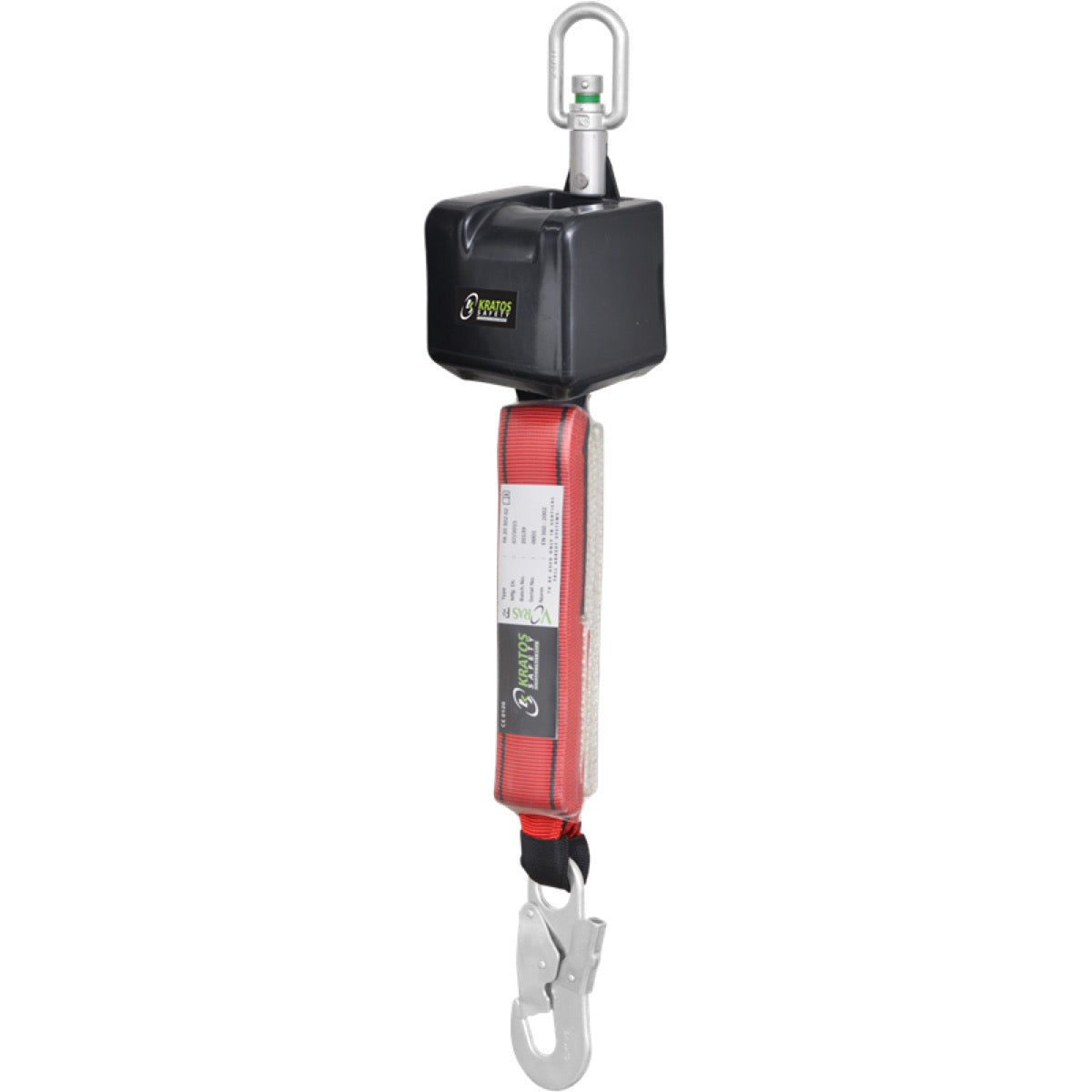 VORAS F2 - Retractable fall arrester with webbing lanyard Lg 2 m, usable in Factor 2