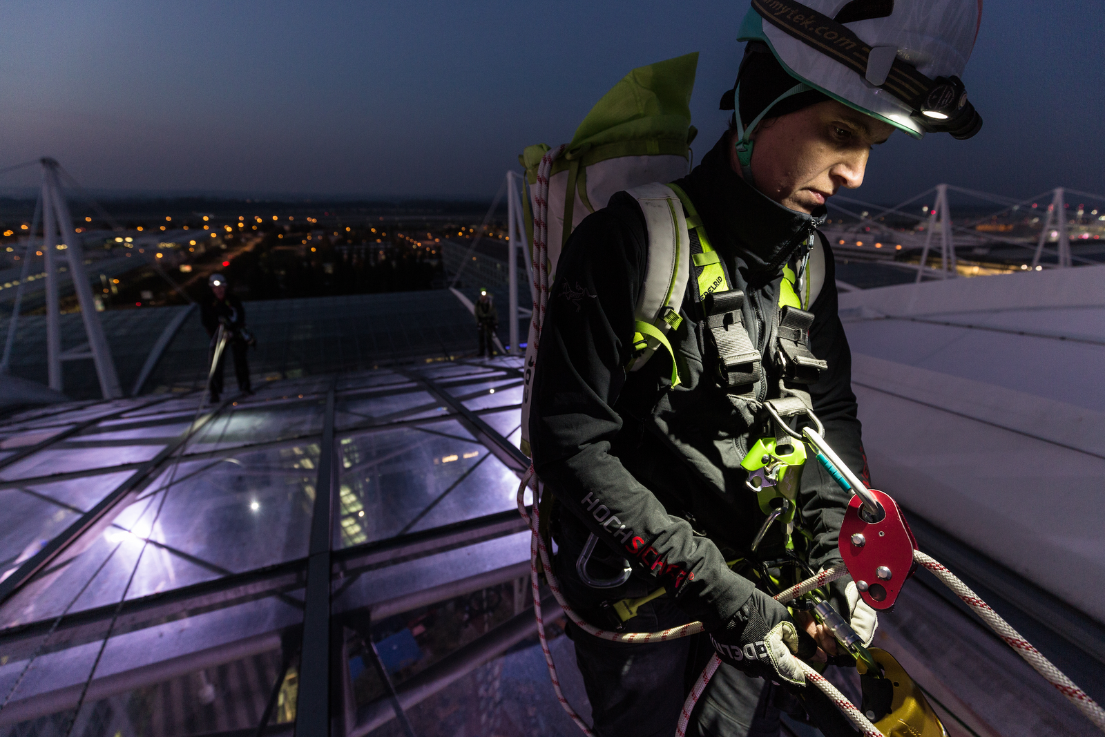 Rope Access used for roof maintenance