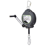 KALYPSO wire rope, retractable fall arrester  with integrated rescue winch